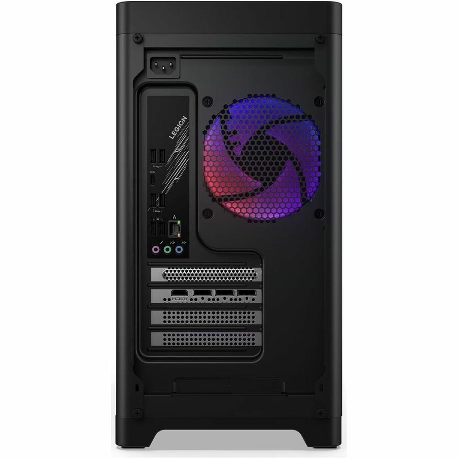 Rear Image for Lenovo Legion T5 30AGB10 90YJ0015US Gaming Desktop Computer - AMD Ryzen 7 7700X - 32 GB - 1 TB SSD - Tower - Eclipse Black