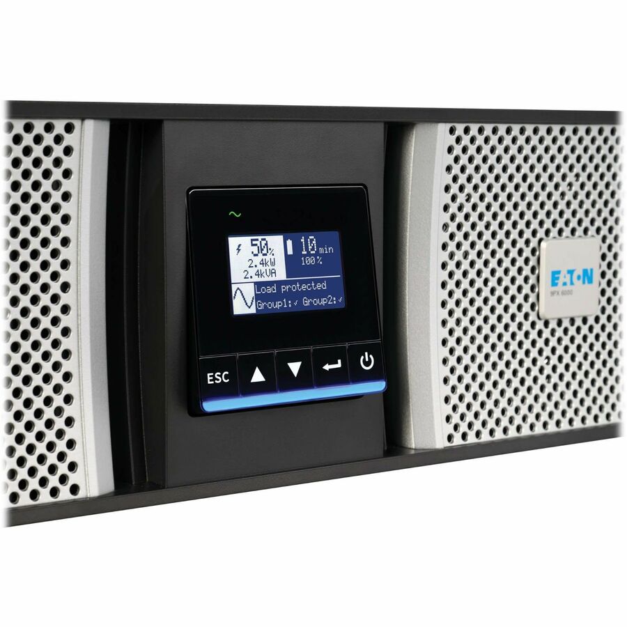 Alternate-Image4 Image for Eaton 9PX G2 5000VA 5000W 208/120V Online Double-Conversion UPS - L6-30P Input, 6x 5-20R, 1x L6-30R, 1x L14-30R, Cybersecure Network Card, Extended Run, 6U Rack/Tower