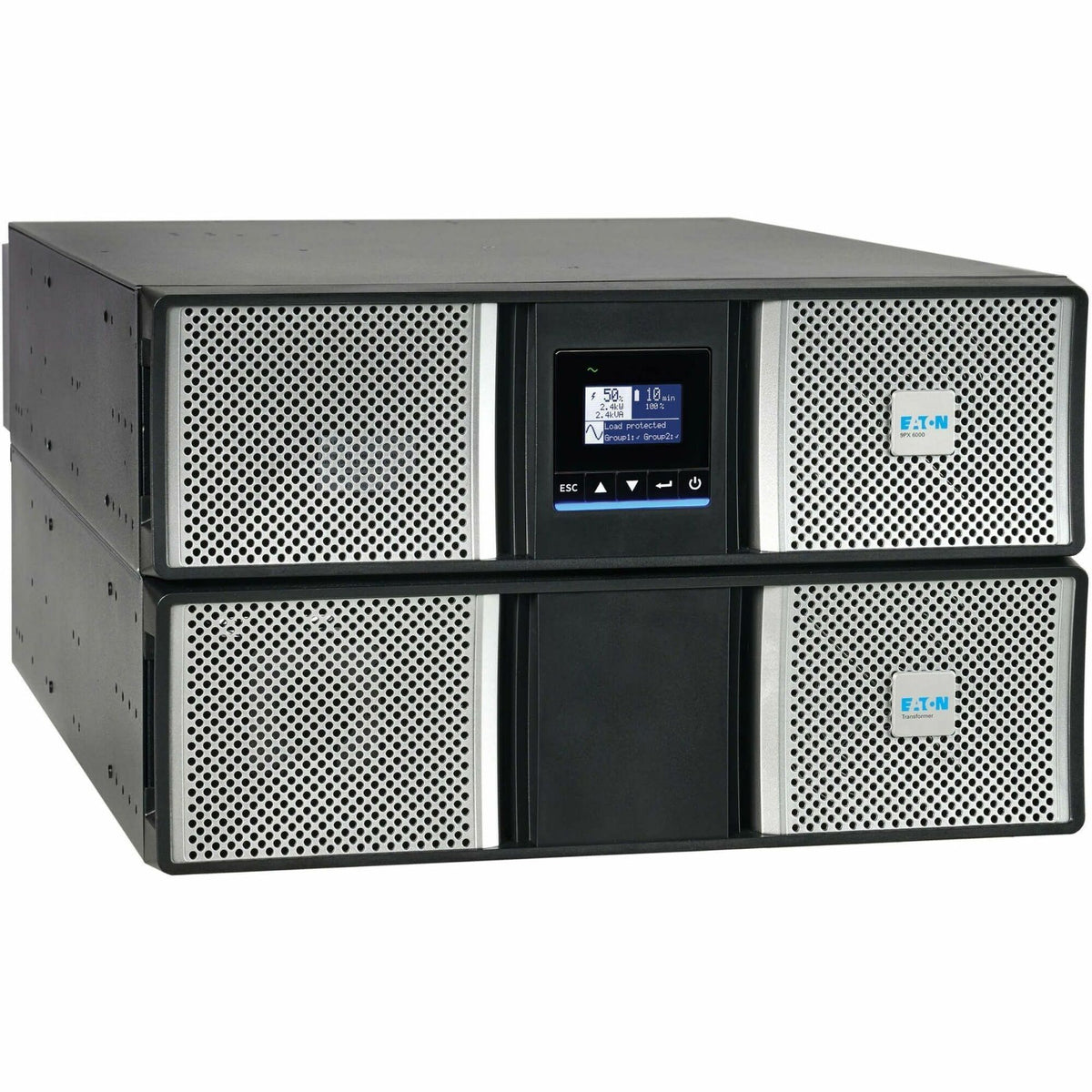 Main Image for Eaton 9PX G2 5000VA 5000W 208/120V Online Double-Conversion UPS - L6-30P Input, 6x 5-20R, 1x L6-30R, 1x L14-30R, Cybersecure Network Card, Extended Run, 6U Rack/Tower