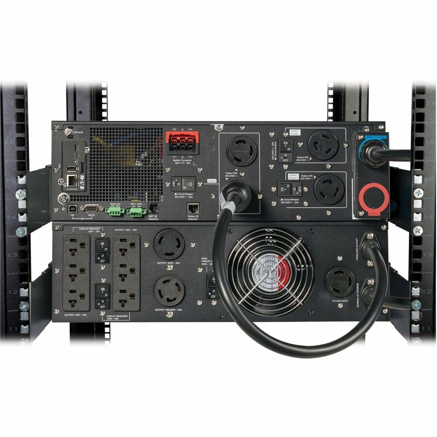 Alternate-Image2 Image for Eaton 9PX G2 5000VA 5000W 208/120V Online Double-Conversion UPS - L6-30P Input, 6x 5-20R, 1x L6-30R, 1x L14-30R, Cybersecure Network Card, Extended Run, 6U Rack/Tower