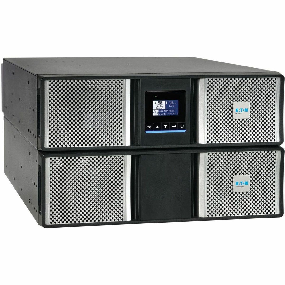 Main Image for Eaton 9PX G2 5000VA 5000W 208/120V Online Double-Conversion UPS - L6-30P or Hardwired Input, 18x 5-20R, 2x L6-20R, 1x L6-30R, Cybersecure Network Card, Extended Run, 6U Rack/Tower