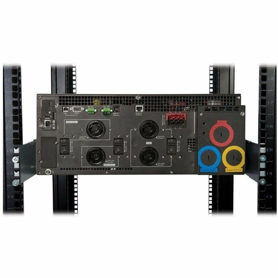 Alternate-Image2 Image for Eaton 9PX G2 8000VA 8000W 208V Online Double-Conversion UPS - Hardwired Input, 4 L6-30R/Hardwired Output, Cybersecure Network Card, Extended Run, 4U Rack/Tower