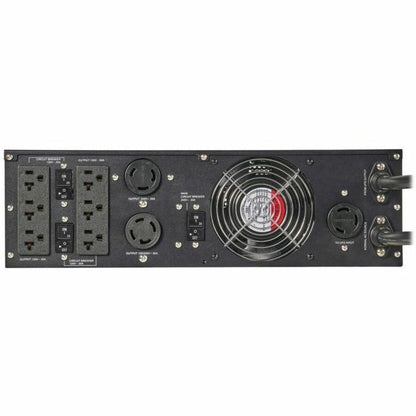 Rear Image for Eaton 9PX G2 PowerPass Distribution Module for 3kVA to 6kVA 9PX G2 UPS Systems, L6-30P Input, 1x L6-30R, 1x L14-30R and 6x 5-20R Outlets, 3U Rack/Tower