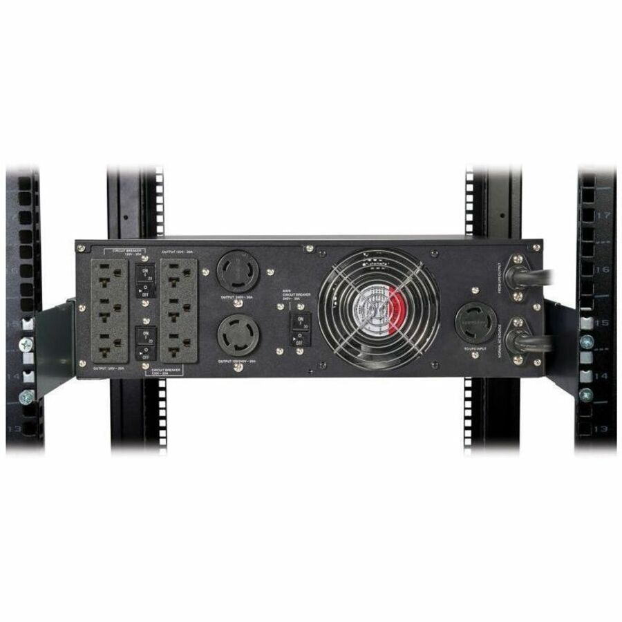 Alternate-Image2 Image for Eaton 9PX G2 PowerPass Distribution Module for 3kVA to 6kVA 9PX G2 UPS Systems, L6-30P Input, 1x L6-30R, 1x L14-30R and 6x 5-20R Outlets, 3U Rack/Tower