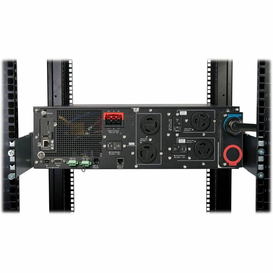 Alternate-Image3 Image for Eaton 9PX G2 6000VA 5400W 208V Online Double-Conversion UPS - L6-30P or Hardwired Input, 2 L6-20R, 2 L6-30R, Hardwired Output, Cybersecure Network Card, Extended Run, 3U Rack/Tower