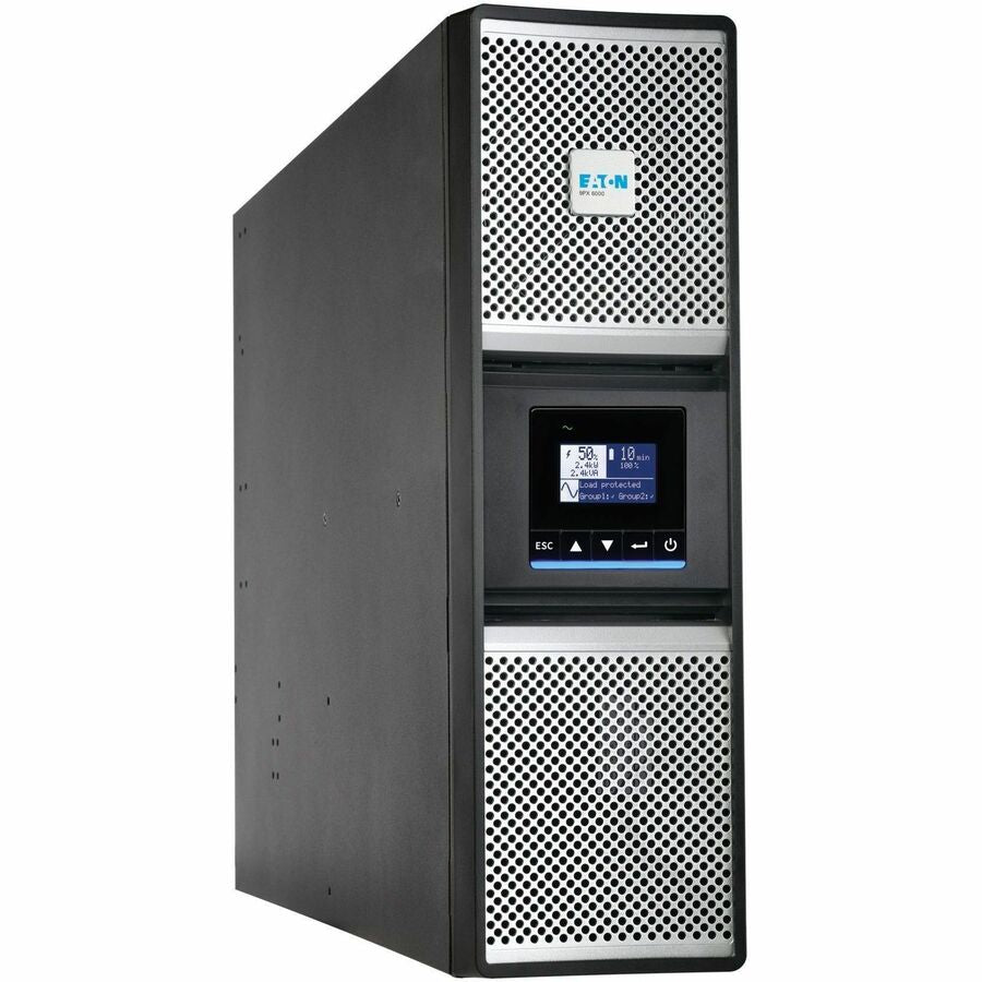Alternate-Image1 Image for Eaton 9PX G2 6000VA 5400W 208V Online Double-Conversion UPS - L6-30P or Hardwired Input, 2 L6-20R, 2 L6-30R, Hardwired Output, Cybersecure Network Card, Extended Run, 3U Rack/Tower