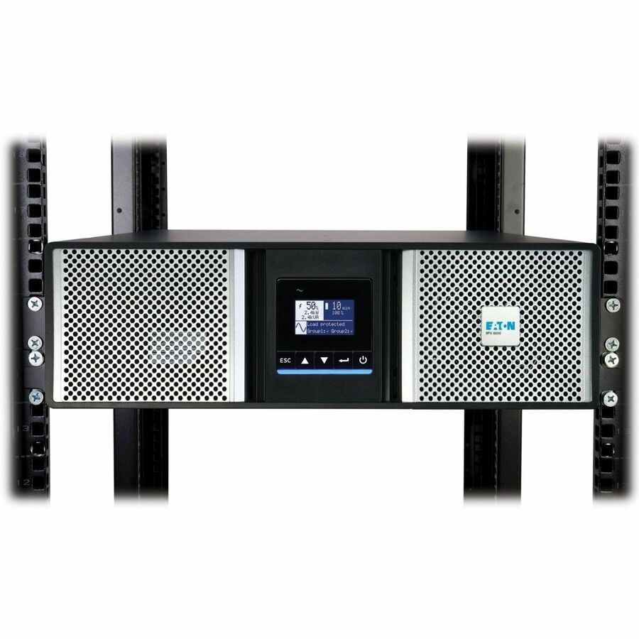 Alternate-Image4 Image for Eaton 9PX G2 6000VA 5400W 208V Online Double-Conversion UPS - L6-30P or Hardwired Input, 2 L6-20R, 2 L6-30R, Hardwired Output, Cybersecure Network Card, Extended Run, 3U Rack/Tower