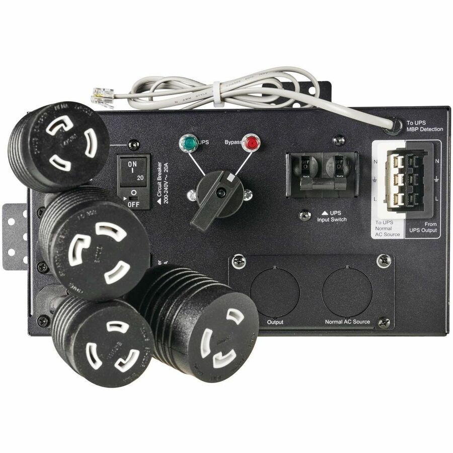 Alternate-Image1 Image for Eaton 9PX G2 Maintenance Bypass for Select 3kVA to 6kVA UPS Systems, Hardwired Input/Output, 2 L6-20R and 2 L6-30R Outlets, 0U Rack/Tower/Wall