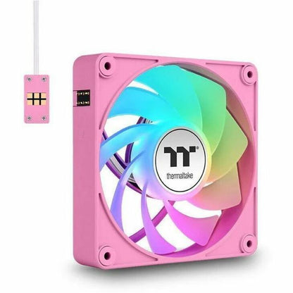 Alternate-Image2 Image for Thermaltake CT140 EX Reverse ARGB Sync PC Cooling Fan Bubble Pink (3-Fan Pack) - 3 Pack
