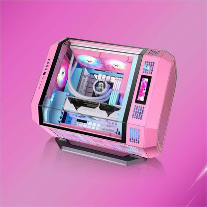 Alternate-Image3 Image for Thermaltake CT140 EX Reverse ARGB Sync PC Cooling Fan Bubble Pink (3-Fan Pack) - 3 Pack