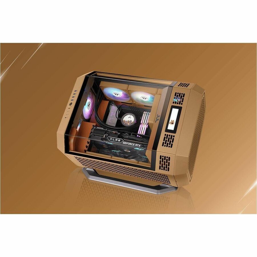 Alternate-Image2 Image for Thermaltake CT140 EX Reverse ARGB Sync PC Cooling Fan Gravel Sand (3-Fan Pack) - 3 Pack