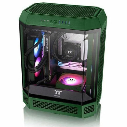 Alternate-Image3 Image for Thermaltake CT120 EX Reverse ARGB Sync PC Cooling Fan Racing Green (3-Fan Pack) - 3 Pack