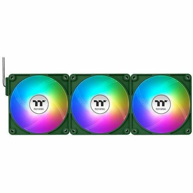 Main Image for Thermaltake CT120 EX Reverse ARGB Sync PC Cooling Fan Racing Green (3-Fan Pack) - 3 Pack