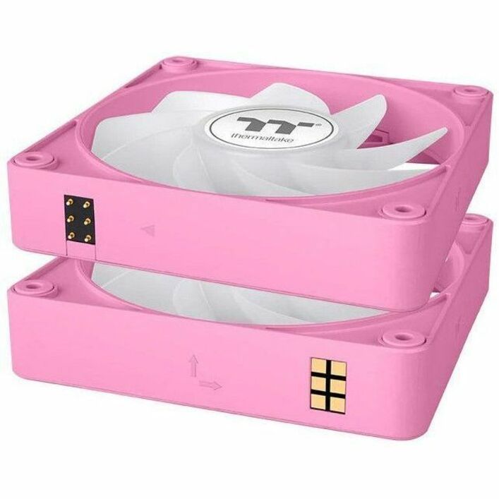Alternate-Image5 Image for Thermaltake CT120 EX Reverse ARGB Sync PC Cooling Fan Bubble Pink (3-Fan Pack) - 3 Pack