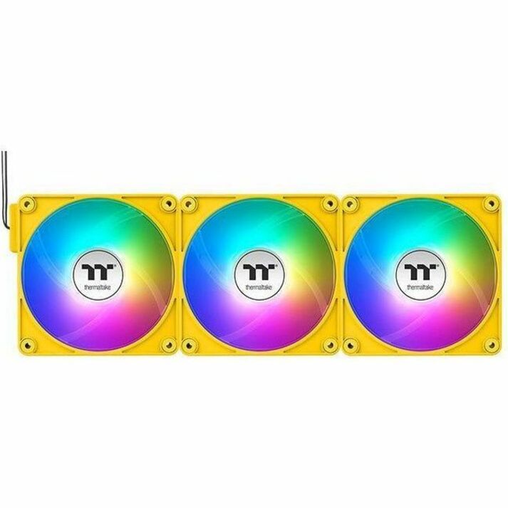 Alternate-Image1 Image for Thermaltake CT140 EX Reverse ARGB Sync PC Cooling Fan Bumblebee (3-Fan Pack) - 3 Pack