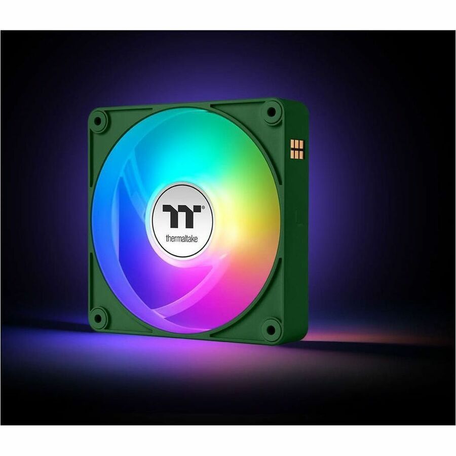 Alternate-Image6 Image for Thermaltake CT140 EX Reverse ARGB Sync PC Cooling Fan Racing Green (3-Fan Pack) - 3 Pack
