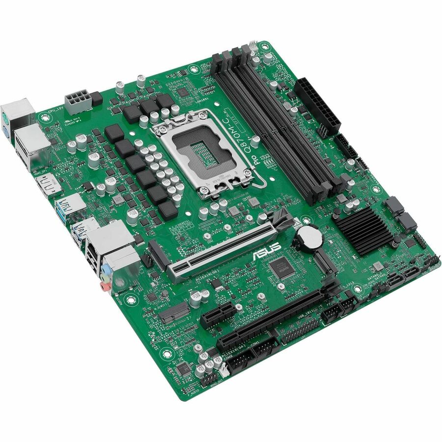 Alternate-Image2 Image for Asus Pro PRO Q870M-C-CSM Desktop Motherboard - Intel Q870 Chipset - Socket LGA-1851 - Micro ATX