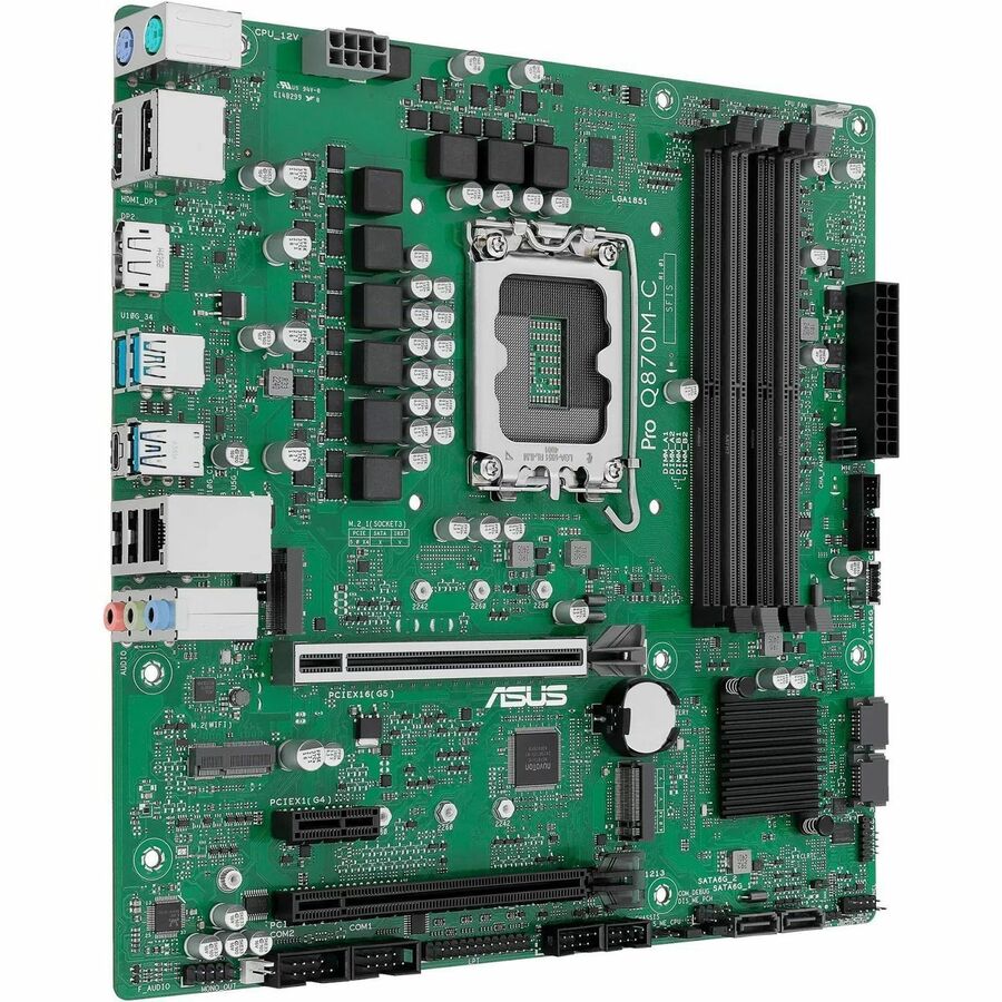 Alternate-Image1 Image for Asus Pro PRO Q870M-C-CSM Desktop Motherboard - Intel Q870 Chipset - Socket LGA-1851 - Micro ATX