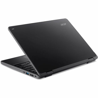 Rear Image for Acer TravelMate B3 Spin 12 B312R-31 TMB312R-31-C741 12.2" Touchscreen Convertible 2 in 1 Notebook - WUXGA - 60 Hz - Intel N-Series N150 - 8 GB - 128 GB Flash Memory - English Keyboard - Black
