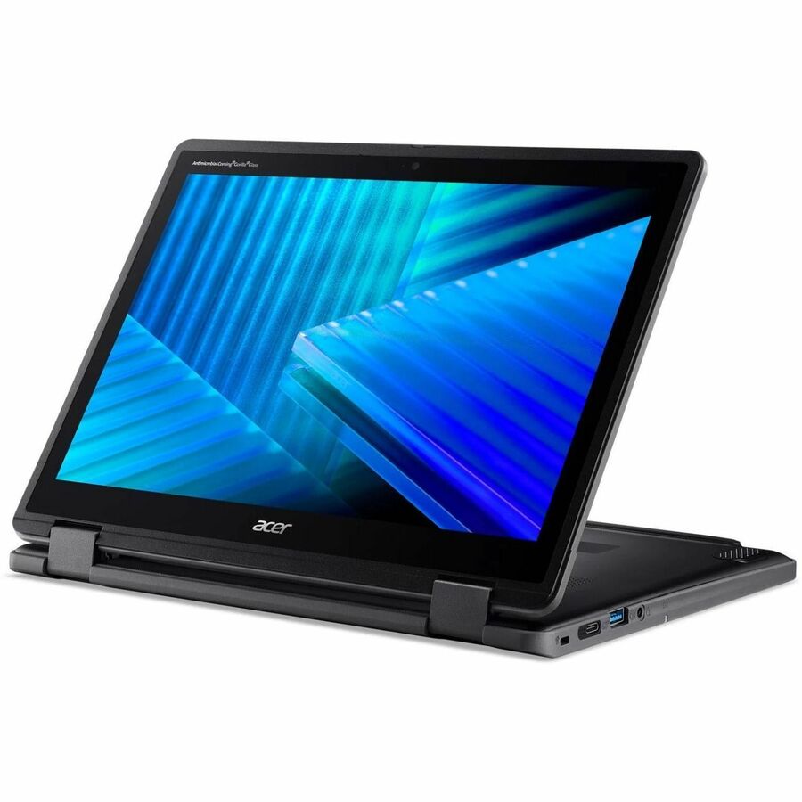 Alternate-Image6 Image for Acer TravelMate B3 Spin 12 B312R-31 TMB312R-31-C741 12.2" Touchscreen Convertible 2 in 1 Notebook - WUXGA - 60 Hz - Intel N-Series N150 - 8 GB - 128 GB Flash Memory - English Keyboard - Black