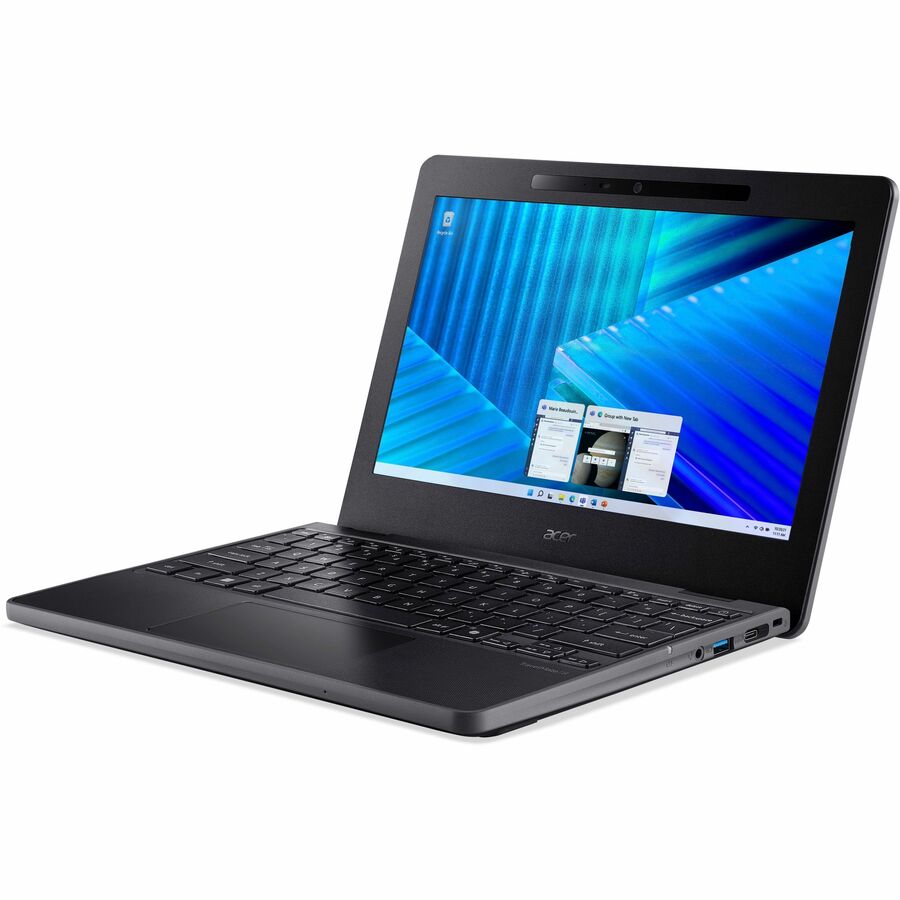 Alternate-Image5 Image for Acer TravelMate B3 11 B311-34 TMB311-34-C2UE 11.6" Notebook - HD - 60 Hz - Intel N-Series N150 - 8 GB - 128 GB Flash Memory - English Keyboard - Black