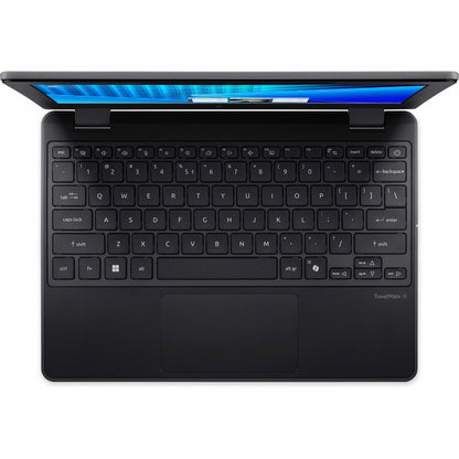 Alternate-Image1 Image for Acer TravelMate B3 11 B311-34 TMB311-34-C2UE 11.6" Notebook - HD - 60 Hz - Intel N-Series N150 - 8 GB - 128 GB Flash Memory - English Keyboard - Black