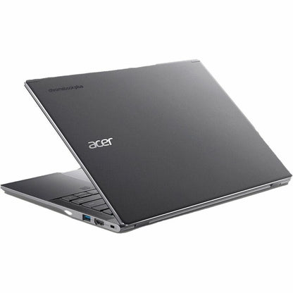 Rear Image for Acer Chromebook Plus 514 CBE594-2T CBE594-2T-30Q7 14" Touchscreen Chromebook - WUXGA - 60 Hz - Intel Core 3 100U - 16 GB - 256 GB SSD - English (US) Keyboard - Iron