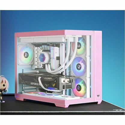 Life-Style Image for Thermaltake View 380 TG ARGB Bubble Pink Mid Tower Chassis