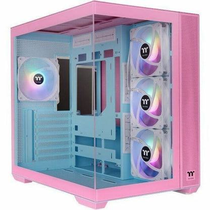 Main Image for Thermaltake View 380 TG ARGB Bubble Pink Mid Tower Chassis