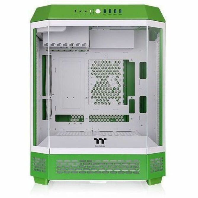 Front Image for Thermaltake The Tower 600 Light-Year Green Mid Tower Chassis