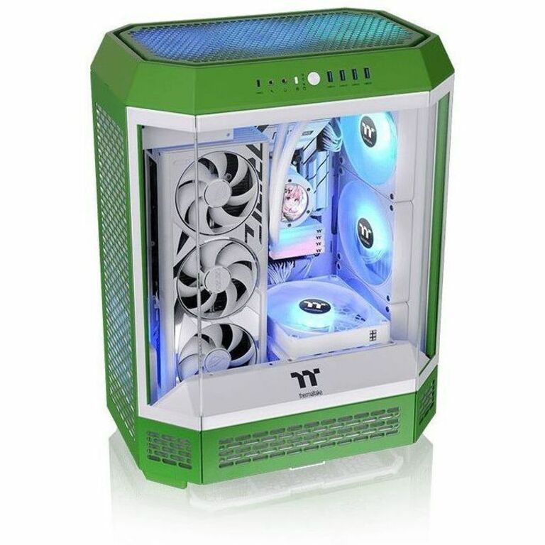Alternate-Image3 Image for Thermaltake The Tower 600 Light-Year Green Mid Tower Chassis
