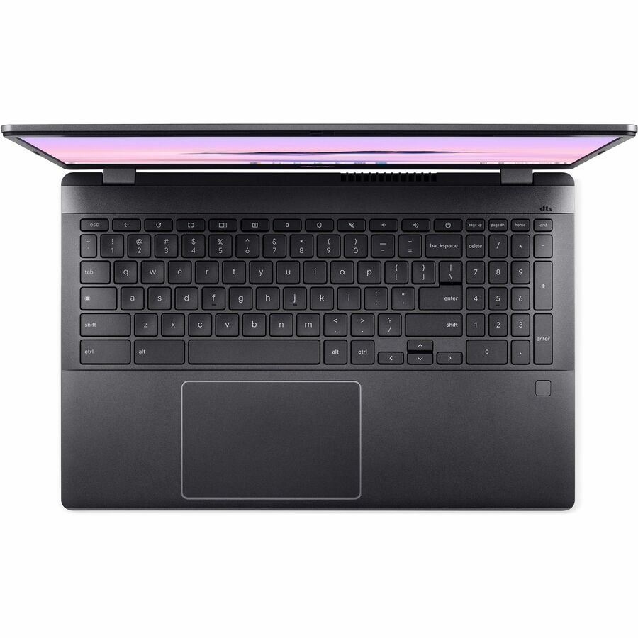 Alternate-Image1 Image for Acer Chromebook Plus 515 CBE595-2 CBE595-2-57ME 15.6" Chromebook - Full HD - 60 Hz - Intel Core 5 120U - 16 GB - 256 GB SSD - English (US) Keyboard - Iron