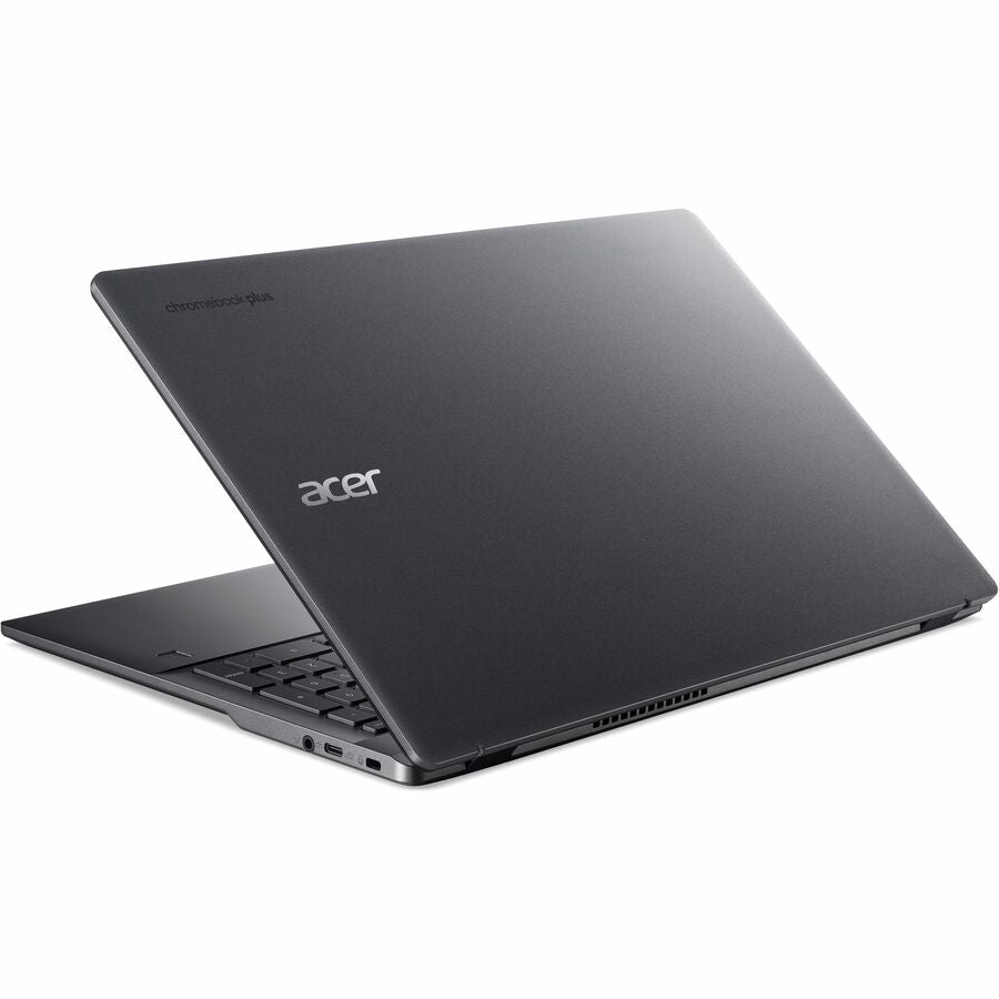 Rear Image for Acer Chromebook Plus 515 CBE595-2T CBE595-2T-71W1 15.6" Touchscreen Chromebook - Full HD - 60 Hz - Intel Core 7 150U - 16 GB - 256 GB SSD - English (US) Keyboard - Iron
