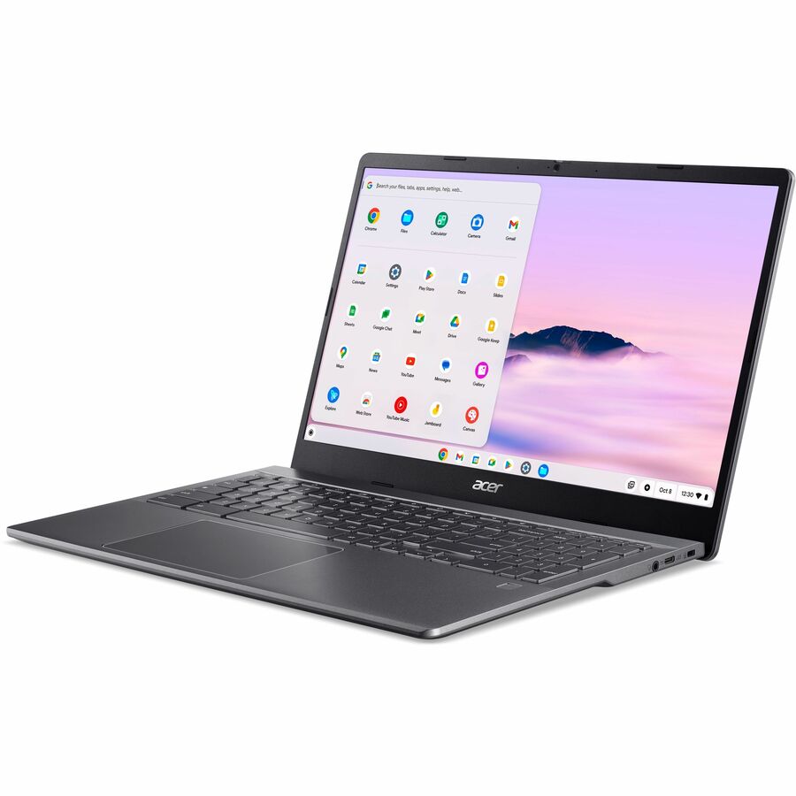 Alternate-Image5 Image for Acer Chromebook Plus 515 CBE595-2T CBE595-2T-71W1 15.6" Touchscreen Chromebook - Full HD - 60 Hz - Intel Core 7 150U - 16 GB - 256 GB SSD - English (US) Keyboard - Iron