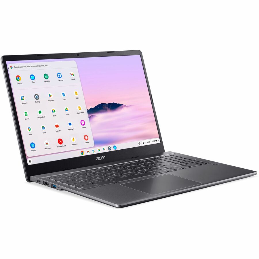 Alternate-Image3 Image for Acer Chromebook Plus 515 CBE595-2 CBE595-2-7481 15.6" Chromebook - Full HD - 60 Hz - Intel Core 7 150U - 16 GB - 256 GB SSD - English (US) Keyboard - Iron