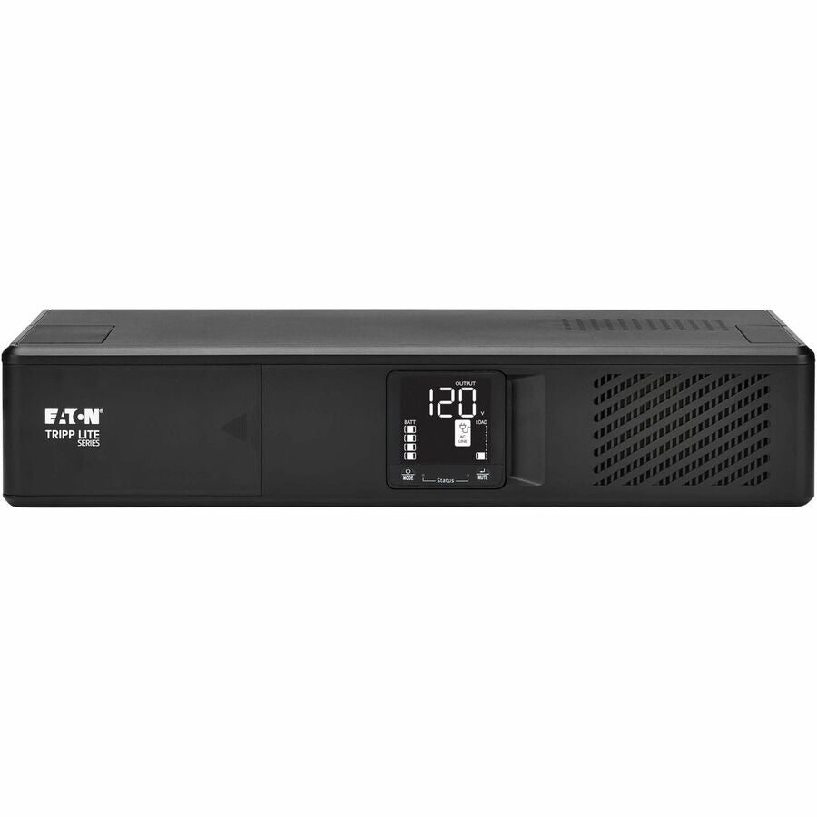 Front Image for Eaton Tripp Lite Series 750VA 475W 120V Line-Interactive Cloud-Connected UPS with Remote Monitoring - 8 NEMA 5-15R Outlets (Surge and Battery Backup), LCD, 5-15P Plug, 2U Rack/Tower