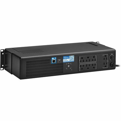 Alternate-Image3 Image for Eaton Tripp Lite Series 750VA 475W 120V Line-Interactive Cloud-Connected UPS with Remote Monitoring - 8 NEMA 5-15R Outlets (Surge and Battery Backup), LCD, 5-15P Plug, 2U Rack/Tower