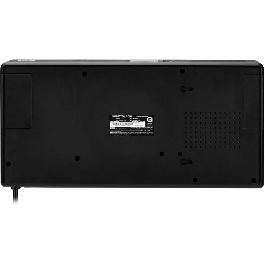 Bottom Image for Eaton Tripp Lite Series 750VA 475W 120V Line-Interactive Cloud-Connected UPS with Remote Monitoring - 8 NEMA 5-15R Outlets (Surge and Battery Backup), LCD, 5-15P Plug, 2U Rack/Tower