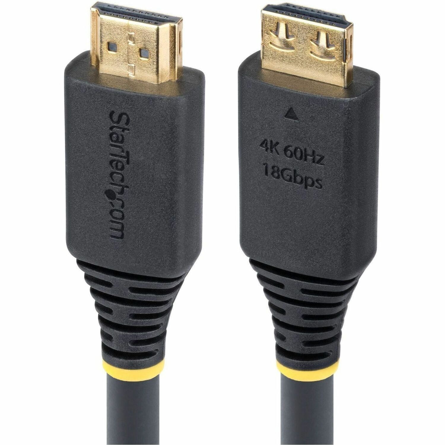 Main Image for StarTech.com 20ft (6.1m) High Speed HDMI Cable with Gripping Connectors, 4K 60Hz/1440p 144Hz 18Gbps, UHD HDMI Cord, TPE Jacket