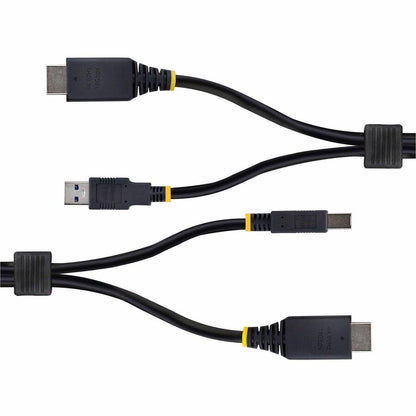 Alternate-Image2 Image for StarTech.com 6ft (1.8m) HDMI and USB 5Gbps KVM Cable, Up to 4K 60Hz, HDMI 2.0 and USB Combo Cable for KVM Switch