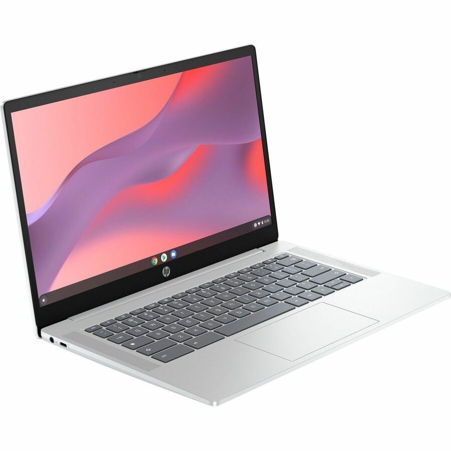 Alternate-Image2 Image for HP Chromebook 14a-nf0000 14a-nf0131wm 14" Chromebook - HD - Intel N-Series N200 - 4 GB - 128 GB Flash Memory - Glacier Silver
