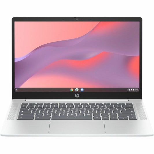 Main Image for HP Chromebook 14a-nf0000 14a-nf0131wm 14" Chromebook - HD - Intel N-Series N200 - 4 GB - 128 GB Flash Memory - Glacier Silver