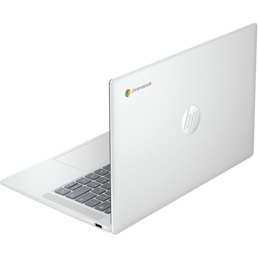 Top Image for HP Chromebook 14a-nf0000 14a-nf0131wm 14" Chromebook - HD - Intel N-Series N200 - 4 GB - 128 GB Flash Memory - Glacier Silver