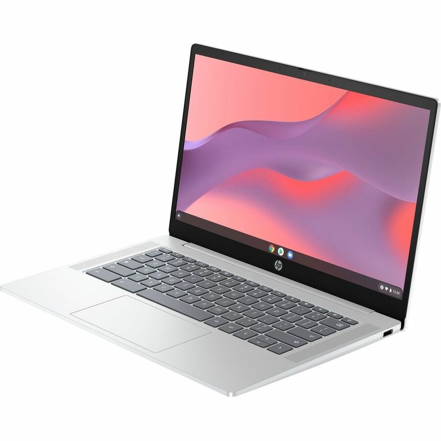 Alternate-Image1 Image for HP Chromebook 14a-nf0000 14a-nf0131wm 14" Chromebook - HD - Intel N-Series N200 - 4 GB - 128 GB Flash Memory - Glacier Silver