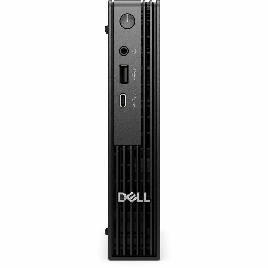 Front Image for Dell Pro Micro QCM1250 Desktop Computer - Intel Core i3 14th Gen i3-14100T - 8 GB - 256 GB PCI Express NVMe 4.0 SSD - Micro PC