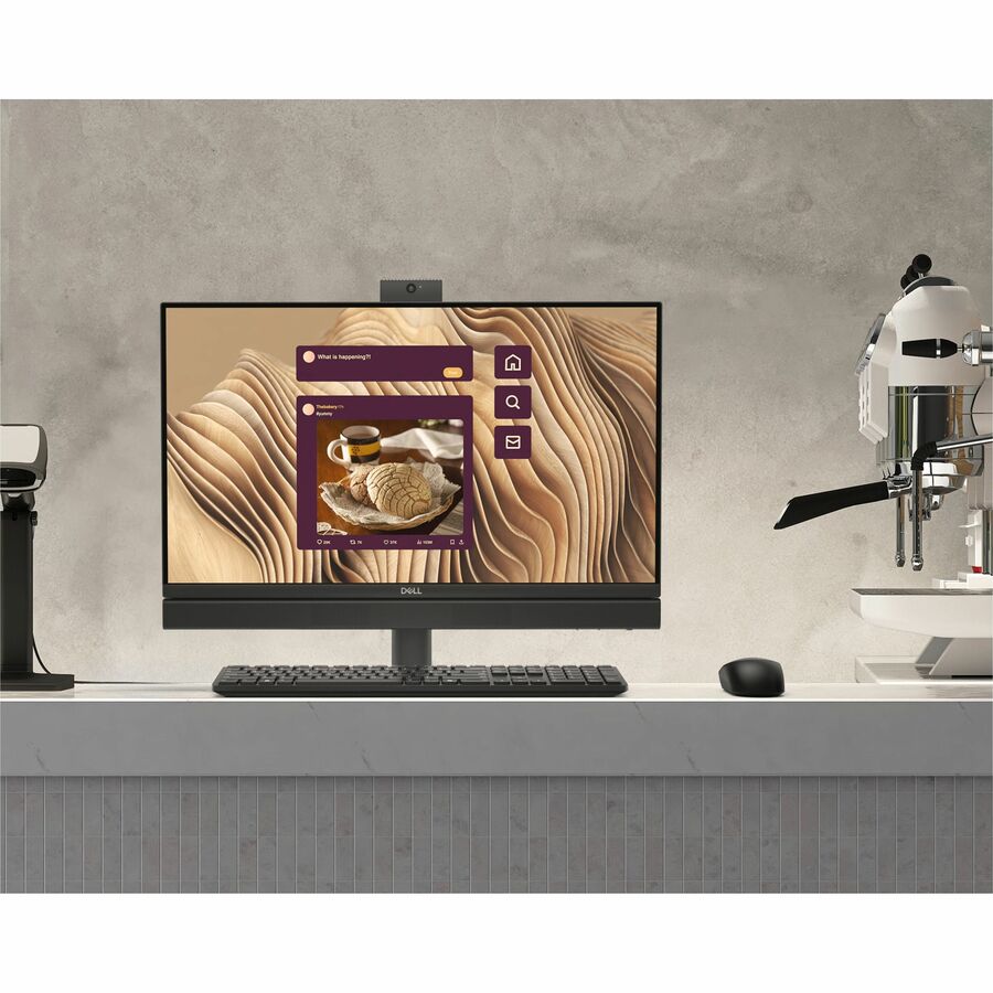 Life-Style Image for Dell Pro 24 QC24251 All-in-One Computer - Intel Core Ultra 5 235T - 16 GB - 512 GB SSD - 23.8" Full HD - Desktop - Dark Gray