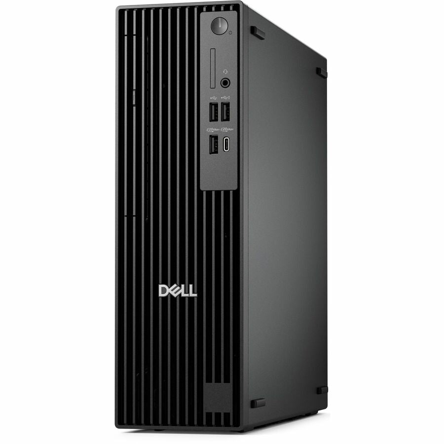 Left Image for Dell Pro Slim Plus QBS1250 Desktop Computer - Intel Core Ultra 7 265 - 16 GB - 512 GB SSD - Slim PC - Standard Black