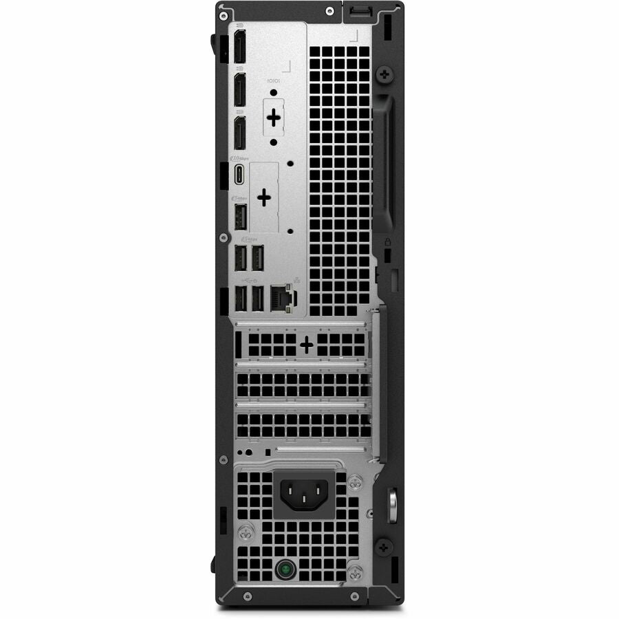 Rear Image for Dell Pro Slim Plus QBS1250 Desktop Computer - Intel Core Ultra 7 265 - 16 GB - 512 GB SSD - Slim PC - Standard Black