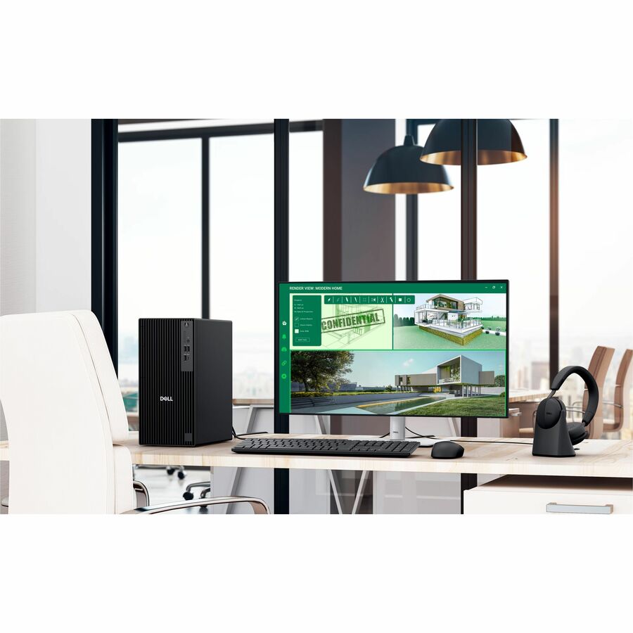 Life-Style Image for Dell Pro Tower Plus QBT1250 Desktop Computer - Intel Core Ultra 7 265 - vPro Technology - 32 GB - 512 GB SSD - Tower