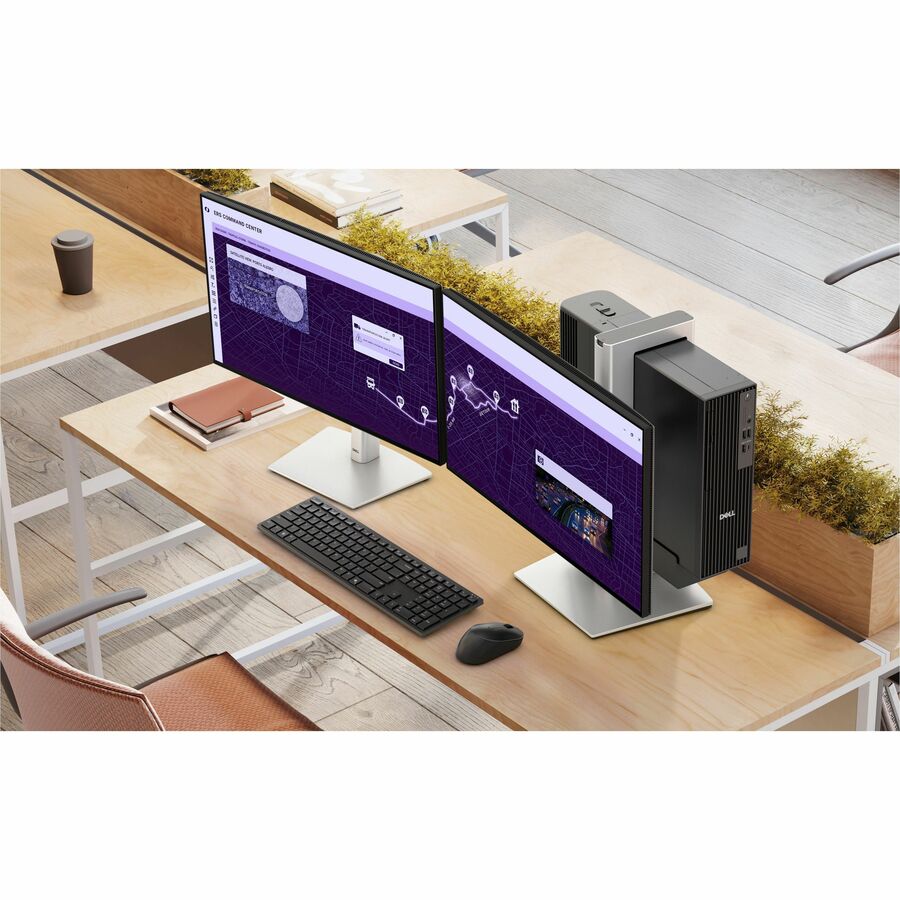 Alternate-Image1 Image for Dell Pro Slim Plus QBS1250 Desktop Computer - Intel Core Ultra 7 265 - 16 GB - 512 GB SSD - Slim PC - Standard Black